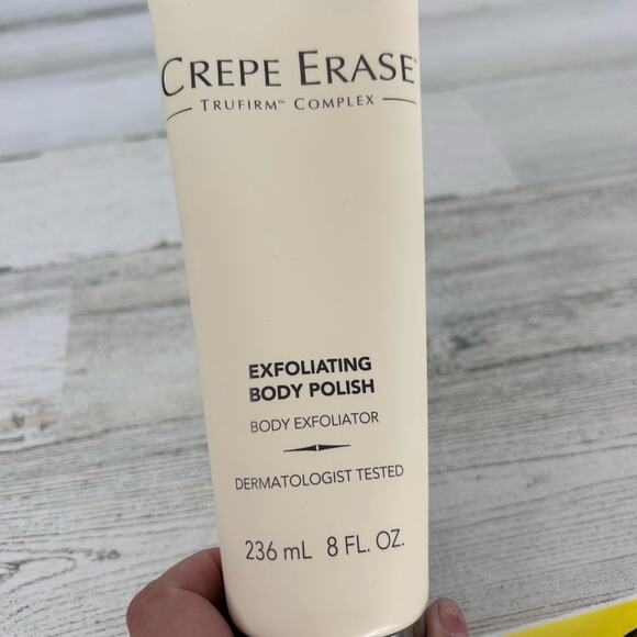 Crepe Erase - Exfoliating Body Polish - with TruFirm Complex - 8 FL OZ Sealed - Picture 1 of 3